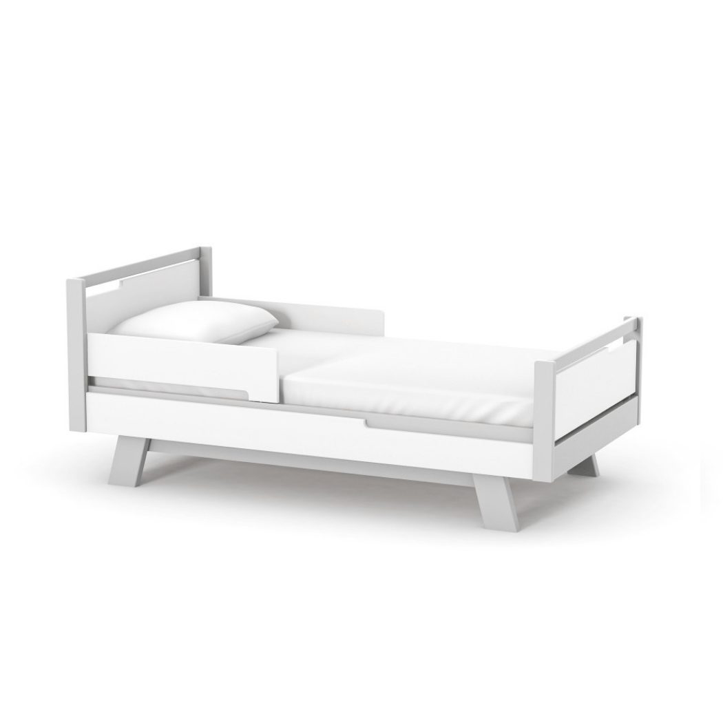 Postel pro Teenagery Lussi 160 Gekko Kids, Bílá / Šedá